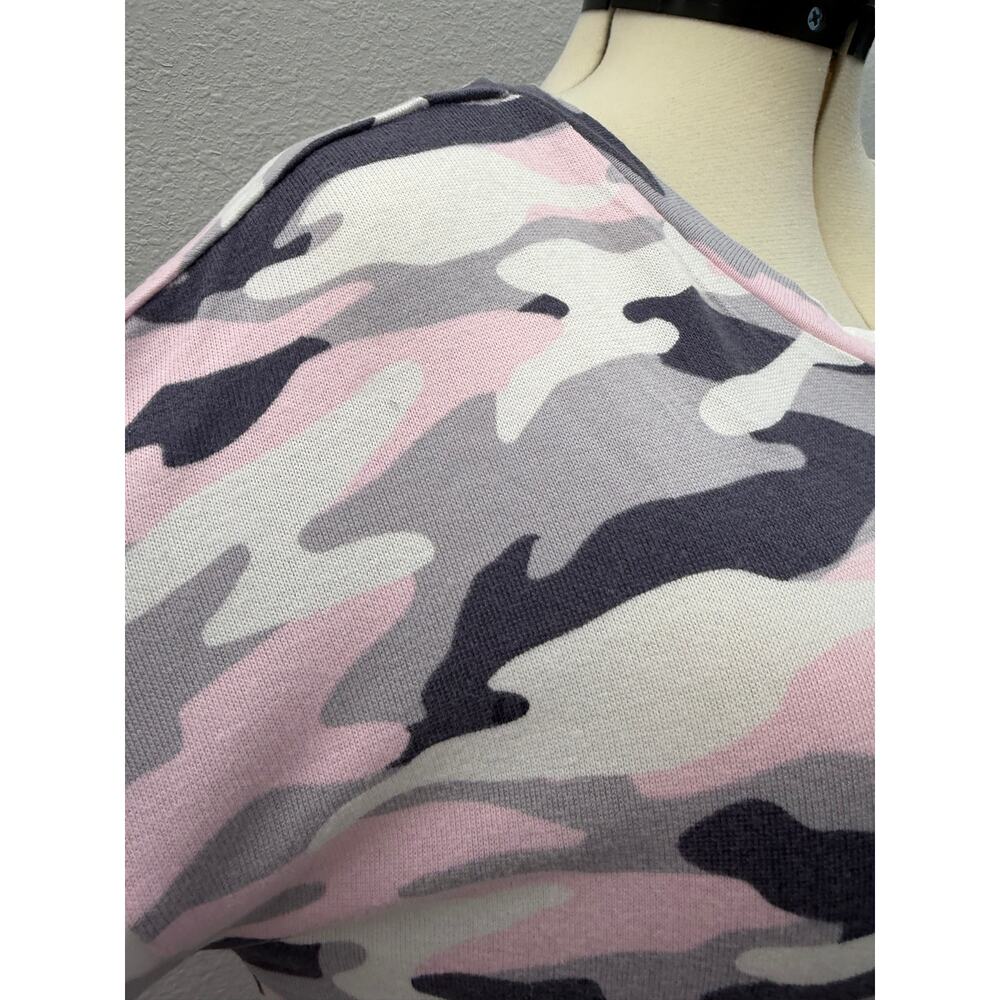Women’s Pink White Camo Pajama Set Size X-Large NWT KIKIT - Picture 2 of 4